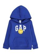 GAP Sweatshirt 'SMILEY'  blå / gul / hvid