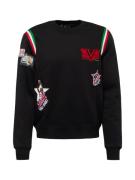 19V69 ITALIA Sweatshirt 'Bruno'  grøn / rød / sort / hvid