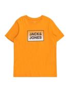 Jack & Jones Junior Shirts 'STEEL'  orange / sort / hvid