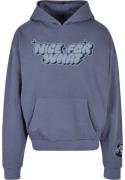 MT Upscale Sweatshirt 'Nice for what'  opal / dueblå / sort