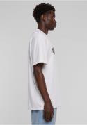 MT Upscale Bluser & t-shirts 'Drama I choose'  blandingsfarvet / hvid