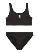 Calvin Klein Swimwear Bikini  pastelblå / sort