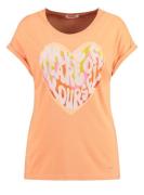 Key Largo Shirts 'WT CAREFUL'  gul / orange / pink