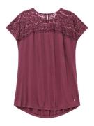 SHEEGO Bluse  mørk pink