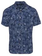 KOROSHI Skjorte  indigo / blandingsfarvet
