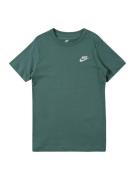 Nike Sportswear Shirts 'FUTURA'  smaragd / hvid