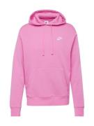 Nike Sportswear Sweatshirt 'Club'  pink / offwhite