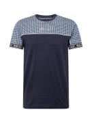 BRAVE SOUL Bluser & t-shirts 'ENNIS'  navy / pastelblå / sort / hvid