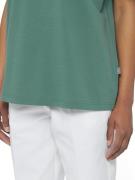 DICKIES Shirts 'SUMMERDALE'  mørkegrøn / hvid