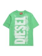 DIESEL Shirts 'TJUSTE16'  grøn / hvid