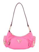 GUESS Skuldertaske 'GEMMA'  guld / lys pink / sort