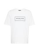 Michael Kors Bluser & t-shirts 'EMPIRE'  lysegrå / sort / hvid