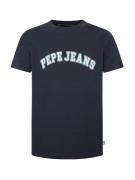 Pepe Jeans Bluser & t-shirts 'CLEMENT'  natblå / lyseblå / hvid