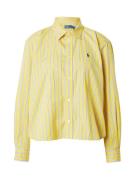 Polo Ralph Lauren Bluse  mørkeblå / gul / hvid
