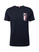 TOMMY HILFIGER Bluser & t-shirts  navy / røgblå / rød / hvid