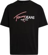 TOMMY HILFIGER Bluser & t-shirts  beige / lyserød / rød / sort