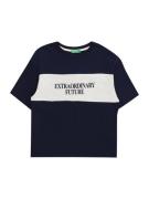 UNITED COLORS OF BENETTON Shirts  navy / offwhite
