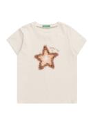 UNITED COLORS OF BENETTON Bluser & t-shirts  creme / sand / brun