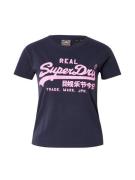 Superdry Shirts  navy / neonlilla