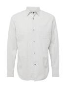 JACK & JONES Skjorte 'PHOENIX'  antracit / lysegrå / hvid