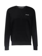 JACK & JONES Sweatshirt 'PARKER'  sort / hvid