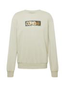 JACK & JONES Sweatshirt 'SUMMER'  pastelgrøn / orange / sort / hvid