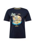 JACK & JONES Bluser & t-shirts 'ZION'  marin / azur / gul / mint