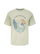 JACK & JONES Bluser & t-shirts 'ZION'  opal / curry / pastelgrøn / sor...