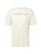 Tommy Jeans Bluser & t-shirts  creme / mørkeblå / rød / sort