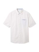 TOM TAILOR Skjorte  lyseblå / hvid