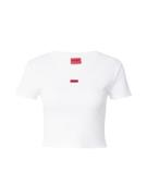 HUGO Shirts 'Deluisa_1'  rød / sort / hvid