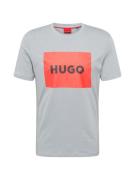 HUGO Bluser & t-shirts 'Dulive222'  lysegrå / melon / sort