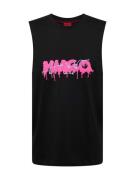 HUGO Bluser & t-shirts 'Dopical'  mint / pink / sort