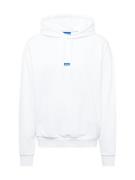 HUGO Sweatshirt 'Nalonso'  blå / hvid