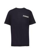 NAPAPIJRI Bluser & t-shirts 'S-KOTCHO'  grå / sort / hvid