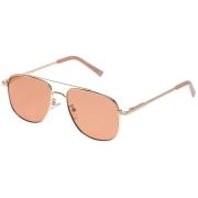 LE SPECS Solbriller 'The Charmer'  cappuccino / guld