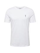 ARMEDANGELS Bluser & t-shirts 'JAAMES CYCLAA'  navy / hvid