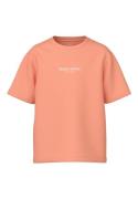 NAME IT Shirts 'BRODY'  orange / hvid