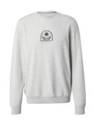 BLEND Sweatshirt  grå / sort