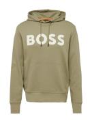 BOSS Sweatshirt 'Webasic'  oliven / hvid