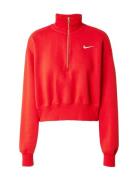 Nike Sportswear Sweatshirt  rød / hvid