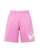 Nike Sportswear Bukser 'CLUB'  pink / hvid
