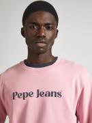 Pepe Jeans Sweatshirt 'REGIS'  lys pink / sort
