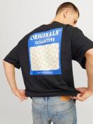 JACK & JONES Bluser & t-shirts 'Mykonos'  beige / royalblå / sort / hv...