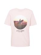 JACK & JONES Bluser & t-shirts 'CELLOX'  pastelgul / mørkelilla / lyse...