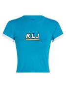 KARL LAGERFELD JEANS Shirts  blå / sort / hvid
