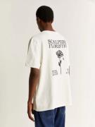 Scalpers Bluser & t-shirts 'Floristry'  sort / hvid