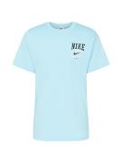 Nike Sportswear Bluser & t-shirts  lyseblå / sort