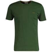 GANT Bluser & t-shirts  gul / mørkegrøn