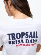 Pull&Bear Shirts 'PACIFIC BRISA'  mørkeblå / rød / hvid